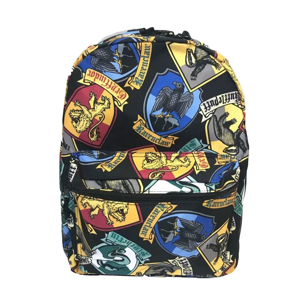 Harry Potter Hogwarts House Crests Print Backpack
